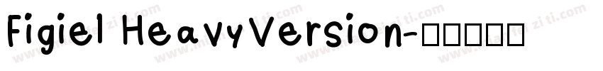 Figiel HeavyVersion字体转换